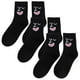 thumbnail image 1 of Calcetines de emociones EmojiBlack 3Pares Negro 5-9.5US Emoticonos Calcetines Tubo Medio Poliéster., 1 of 3