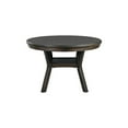 thumbnail image 2 of HomeStock Art Nouveau Allure Standard Height Dining Table, 47" Round Kitchen Dining Table with Storage Shelf, Sturdy Construction, 47"x 47" x 30", Modern Compact Dining Table for All Spaces-Color:Waln, 2 of 9