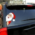 thumbnail image 5 of Santa Claus Car Window Decals - Wooden Reusable Stickers for Festive Vehicle Decor, Holiday Christmas Art Decoration, 5 of 5