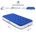 Enerplex NeverLeak Camping Series Twin Airbed with High Speed Pump Luxury Air Mattress Single