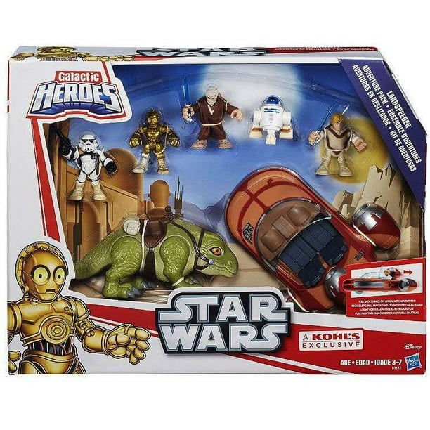 Star Wars Galactic Heroes Landspeeder Adventure Pack Exclusive Playset