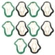 thumbnail image 1 of 10 pinzas para el pelo con diseño de nube para cabello grueso y fino, con cierre lateral, para flequillo, accesorios para mujeres y niñas, color negro y verde, 1 of 8
