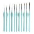 thumbnail image 1 of IMENGL Clearance! Miniature Detail Paint Brush Set with Natural Wood Handle New Ultra Fine Detail Brushes Set for Painting Miniature Paint Brushes Fine Tip Brush Set for Art Model Crafts Multi-Color, 1 of 9