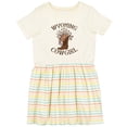 thumbnail image 3 of Inktastic Wyoming Cowgirl Western Rodeo Girls Toddler Dress, 3 of 5
