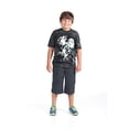 thumbnail image 3 of The Mountain Men's Three Wolf Moon Short Sleeve T-Shirt,Dark Green,Small, 3 of 3
