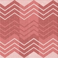 thumbnail image 1 of Ahgly Company Machine Washable Indoor Square Transitional Light Salmon Pink Area Rugs, 4' Square, 1 of 7