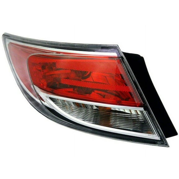 Left Outer Tail Light Assembly - Compatible with 2009 - 2013 Mazda 6 2010 2011 2012