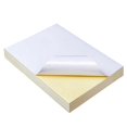 thumbnail image 2 of 100 Sheets A4 White Self Adhesive Waterproof Sticker Label Glossy Surface Paper for Inkjet Printer Copier, 2 of 9