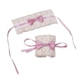 thumbnail image 1 of lionlar Manchette Lolita Poignets à Volants Nœud Papillon Rose, 1 of 6