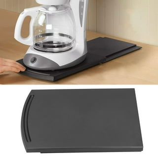 GAGAYA Handy Sliding Tray for Coffee Maker, Kitchen Appliance Moving Caddy,  Countertop Storage Mat with Smooth Rolling Wheels