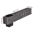 thumbnail image 3 of Kitchen Storage Rack Wall Mounted Multifunctional Knife And Utensil Holder With Chopstick Cage No Drill Installation Options, 3 of 6