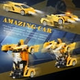 thumbnail image 5 of Remote Control Cars, Transform Robot RC Cars Toys for 3 4 5 6 7 Year Old Boys, One-Button Deformation and 360 Degree Rotating Drifting, Boys Toys Ages 4 5 6 7 8 9 Year Old, 5 of 7