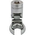 thumbnail image 2 of Dynamic Tools D008766 3/8" Drive Metric 16mm Flex Head with Crow Foot Flare Nut Socket, Chrome Finish, 2 of 3