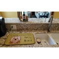 thumbnail image 2 of Yorkie Yorkishire Terrier Spoiled Dog Lives Here Dish Drying Mat, 2 of 4