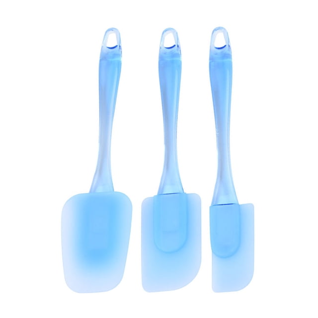 GOOHOCHY 3 unids pastel crema espátula silicona espátula hornear espátula fruta mermelada espátula cocina suministros
