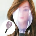thumbnail image 1 of Beauty Makeup Cover Good Occlusion Effect Convenient Easy to Use Perfect Fitting Trace-less Beauty Accessory Plastic Hair Clear Face Shield for Female, 1 of 8