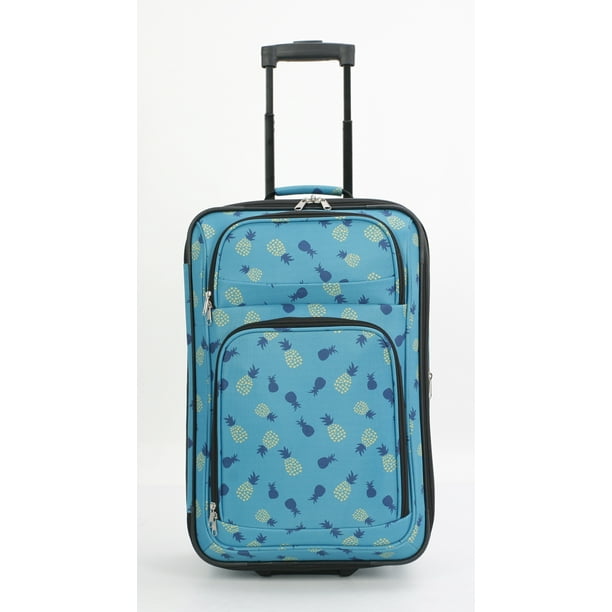 Non Branded 21" 2Wheel Upright CarryOn Luggage, Hawaiian Pineapple