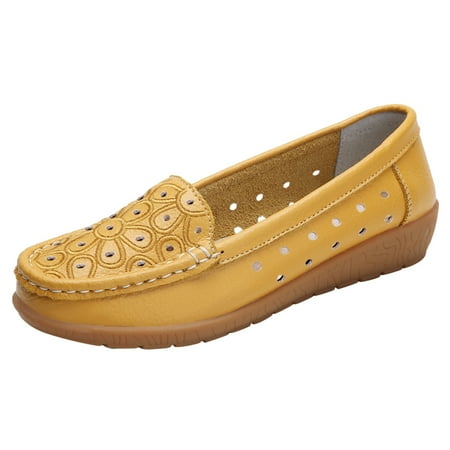 

Krdevn Walking Shoes Women Shoes Coarse Heels Short Leather Boots Boots High Heels Women Boots Fashion Zipper Boots -Yellow 38