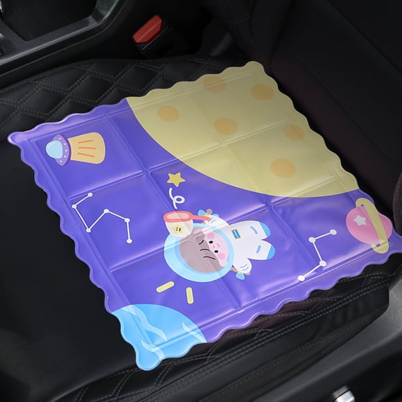 Dvkptbk Coussin de Siège de Voiture Universel en Gel, Coussin de Siège Respirant Rafraîchissant, Soulage la Pression, pour Voiture d'Été Maison Bureau Chaise 50Ml Accessoires de Voiture
