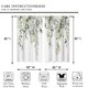thumbnail image 2 of Cortinas de ventana Oolygoo de madera con hojas de eucalipto de color verde salvia, 2 of 6
