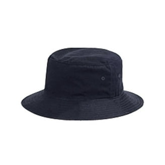 Bucket Hat For Men Women - Cotton Packable Fishing Cap, Black L/XL