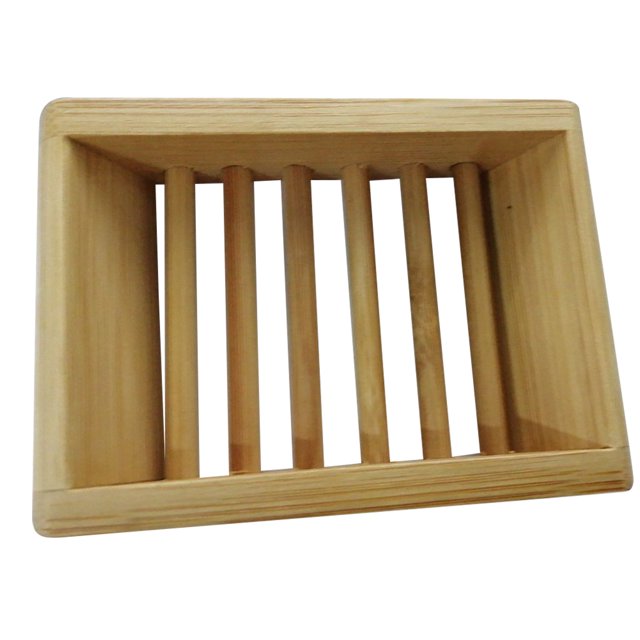 Jabonera de madera de bambú Soporte de caja de jabón de madera para baño Ducha Cocina Depurador Tipo 10 Sweethay HA7315-08B