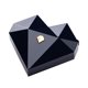 thumbnail image 2 of Caja para anillos con apertura automática en forma de corazón | Regalo sorpresa para San Valentín, aniversarios y compromisos | Joyero forrado de terciopelo | Verde, rojo, blanco y azul oscuro, 2 of 7
