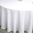 thumbnail image 4 of BalsaCircle 10 Pieces 120" White Round Polyester Tablecloths Linens Party Kitchen Dining Banquet, 4 of 8