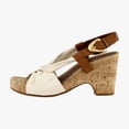 thumbnail image 2 of Aerosoles Miki Women's Heels Natural Canvas Size 6.5 M, 2 of 8
