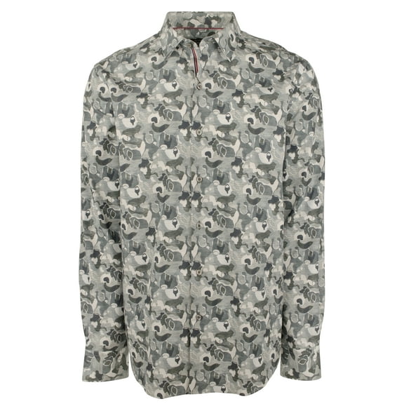 Men's Shaped Fit Long Sleeves Shirt-GRT-XX-Large