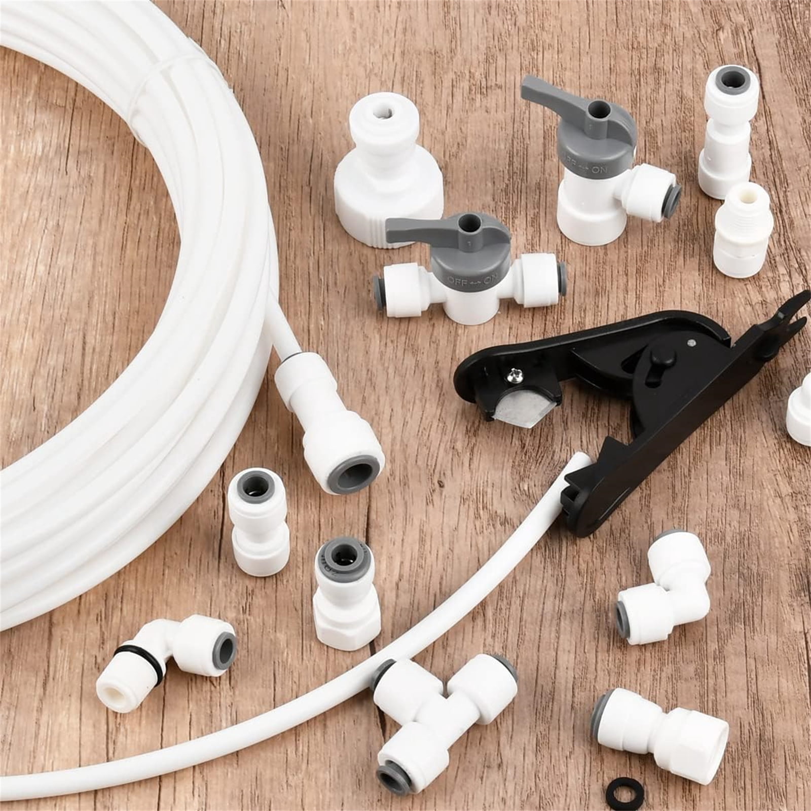 Water Supplies Kit 10m Set with Connectors Reliable 10m Fridges Water Connectiones Set Suitable for Household Appliances