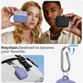thumbnail image 5 of for AirPods Pro 3 Case 2025 with Cleaner Kit,Soft Silicone Protective Cover for AirPods Pro 3rd Generation Cases for Women Men,AirPod Pro 3 Case Accessories with Keychain-Lavender, 5 of 7