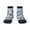 3 Black, variant on Rateoe Sea Underwater Turtles Pattern Quarter Crew Socks,Toe Seamed Ankle Socks,Cotton Cushioned Breathable Athletic Crew Sports Socks