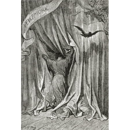 After A Drawing By Gustave Dore For Edgar Allan Poes Poem The