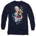thumbnail image 1 of Frozen  Adult Anna And Elsa Snowflake Portrait T-Shirt, 1 of 4