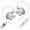 Silver USB C with Mic, variant on KZ ZST PRO X Gaming Earbuds, Hybrid Bass Clear Wired in-Ear Monitor Headphones,1BA+1DD HiFi IEM for Gaming,KZ in Ear Monitors All-Day Wear Wired Earbuds for Phone Computer Tablet