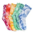 thumbnail image 5 of BambooMN Women's Bamboo Tie Dye Crew Socks - Assortment K - 2 pairs, 5 of 5
