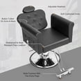 thumbnail image 4 of UBesGoo Hydraulic Salon Chair, Heavy Duty 360° Swivel Barber Styling Chair w/Headrest, Black, 4 of 9