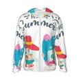 thumbnail image 2 of Lsque Gnomes Summer UPF 50+ Lightweight Sun Protection Men's Women's Long Sleeve Shirt, Hoodie Performance -X-Large, 2 of 9