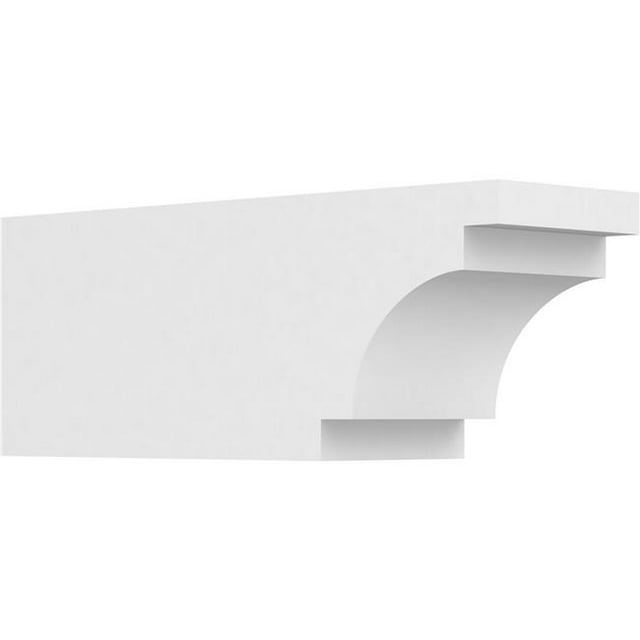 Ekena Millwork RFTP05X06X16MED 6 x 5 x 16 in. Standard Mediterranean Architectural Grade PVC Rafter Tail
