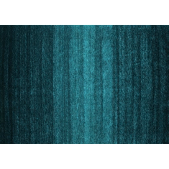 Ahgly Company Indoor Rectangle Abstract Light Blue Contemporary Area Rugs, 2' x 3'