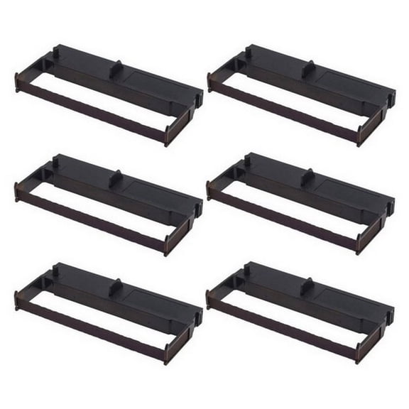 PrinterDash Compatible Replacement for 875/M875 Black P.O.S. Printer Ribbons (6/PK) (62310)