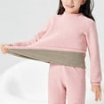 thumbnail image 2 of Tqyyweavej Boys Girls Thermal Underwear Tops for Kids Toddler Long Underwear Soft Kids Base Layer for Big Boys Girls Winter Shirts Teens 3-15Y, 2 of 6