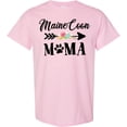 thumbnail image 3 of Inktastic Maine Coon Mama with Flowers and Arrow T-Shirt, 3 of 5