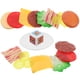 thumbnail image 2 of 1 juego de juguetes apilables de hamburguesas para niños pequeños, juegos de mesa interactivos y juego de equilibrio para entrenar y aprender con bloques de construcción de hamburguesas., 2 of 8