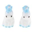 thumbnail image 3 of 20Pcs Resin Cute Unicorn Statues Fairy Garden Ornaments Pink , Blue, 1.9x2.3cm, 3 of 5