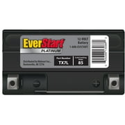 EverStart Platinum AGM Power Sport Battery, Group Size TX7L 12 Volt, 85 CCA