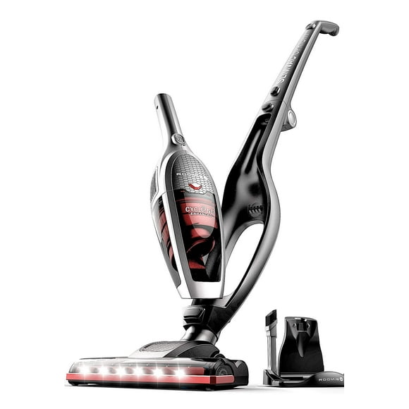 ROOMIE TEC Cordless Vacuum Cleaner, 2 in 1 Handheld Vacuum, High-Power 2200mAh Li-ion Rechargeable Battery, with Corner Lighting and Upright Charging Base