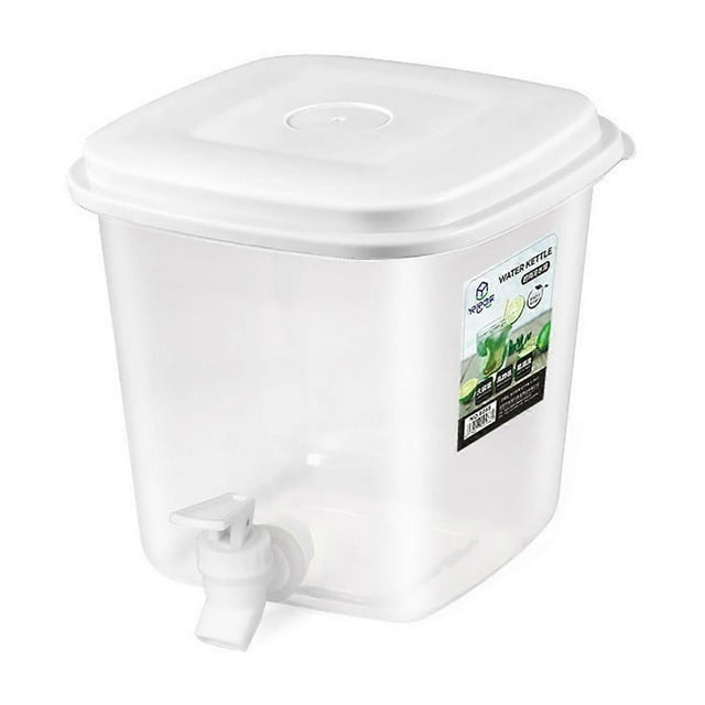 Pichet d'Eau Froide de 3,5 L avec Couvercle et Robinet pour Usage Domestique