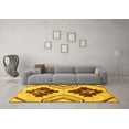 thumbnail image 3 of Ahgly Company Machine Washable Indoor Rectangle Southwestern Yellow Country Area Rugs, 7' x 9', 3 of 4